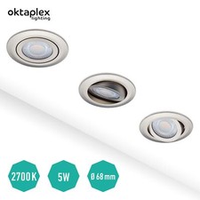 LED Einbaustrahler Dimmbar (3-Stufen) Strahler Flach Einbauleuchte Deckenleuchte