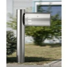 Stand Briefkasten Ständer Zeitungsfach Standbriefkasten NEU Silber Edelstahl
