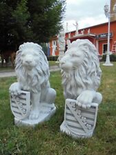 Gartenfiguren Löwenpaar mit