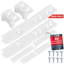 2x Türmontageset Schleppscharnier für Juno Zanker Zanussi Einbaukühlschrank