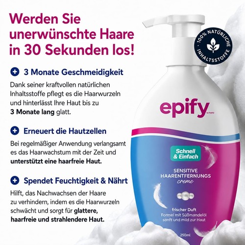 Epify haarentfernungscreme - epify,