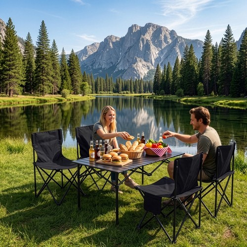 Outdoor klapptisch stuhl - klapptisch, set
