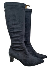 ☆ GABOR Stiefel 56681 Velours Wildleder 8 1/2  EU 42.5  SEXY High Heels Spitz ☆