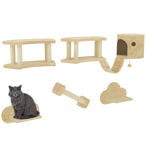 Katzen kletterwand set - katzen,