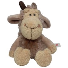 NICI Schlenker Ziegenbock Gustav, klein Kuscheltier 17cm Gebraucht Ziege