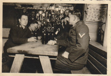 Foto Front Weihnachten im Unterstand 2WK Photo WWII