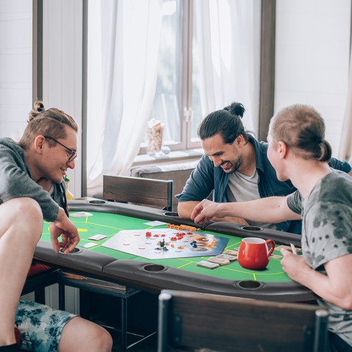 Faltbare pokermatte - faltbare,