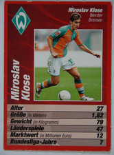 Miroslav Klose - 2004 Bravo Sport card - Karte - SV Werder Bremen - ultra rar