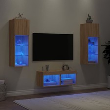 Wohnwand mit led beleuchtung - mit, led-beleuchtung