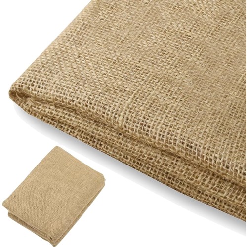 Natur jute stoff - meterware, 100
