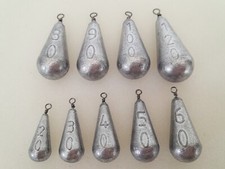 2/3/4er Pack 3-180gr Birnenblei, Grundblei, Raub-, Friedfischblei, Öse / Wirbel