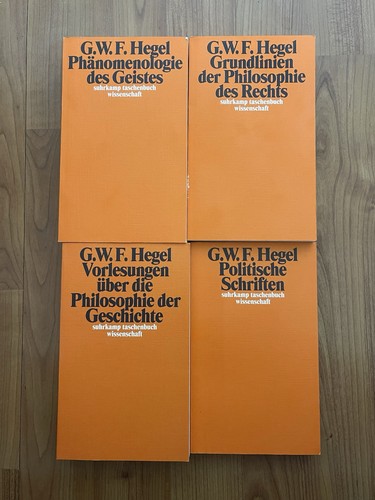 4xg hegel bücher - 4xg.w.f.,
