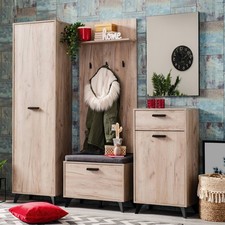 Flurgarderobe Set Holz
