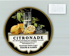 10367632 - Thams & Garfs Citronade Lithographie Flaschenetikett