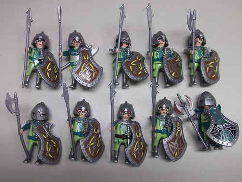 Playmobil grüne ritter - 10,