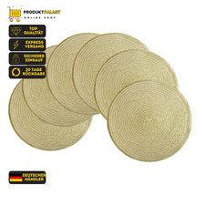 SHACOS 6er Set Platzsets Rund