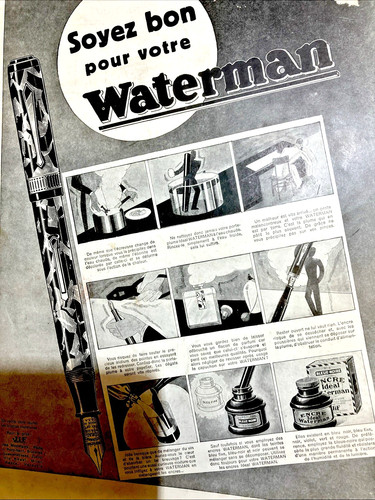 Waterman 1930 füllhalter - 1930, "füllhalter"
