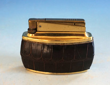 Vintage KW Classic Benzinfeuerzeug Tischfeuerzeug Feuerzeug 70er (F025-775)