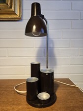 VEB Leuchtenbau Karl-Marx-Stadt Tischlampe mit Stifte-/Utensilienbecher, DDR