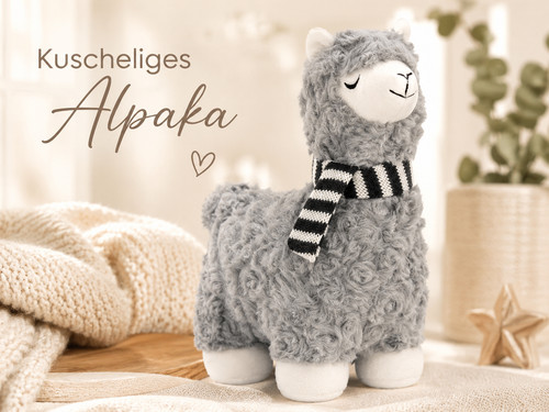 Mojoliving alpaka deko figur - alpaka,