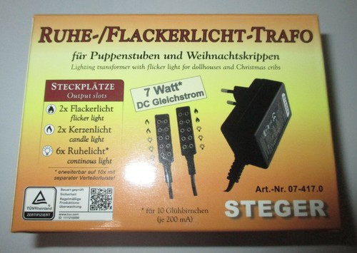 Steger ruhe flackerlicht trafo - steger, ruhe-flackerlicht-trafo
