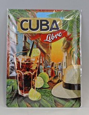 9974045-xd Retro Vintage Blechschild Cuba Libre 30x40cm