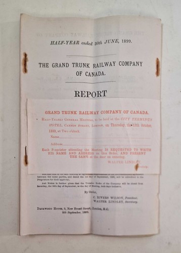 Grand trunk railway - trunk,