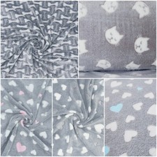 Weicher Fleece Stoff Plüsch