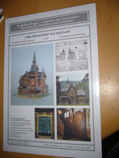 Modellbaubogen Villa Blumenthal  1:87 - 2005
