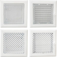 Lüftungsgitter Luftgitter Kamin Gitter Kaltluftgitter Warmluftgitter - WEIß