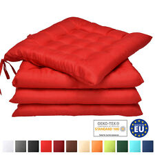 Sitzkissen 4er Set Stuhlkissen Bodenkissen Auflage Stuhlauflage Kissen Polster