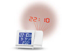 Digitaler Projektionswecker / Funkuhr - DIMMBAR - in weiß von AURIOL