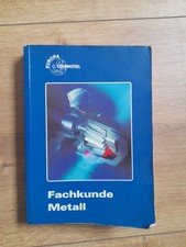 Fachkundebuch Metall von 1999