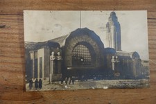 Ansichtskarte Bahnhof Helsinki, Finnland, 1929 datiert