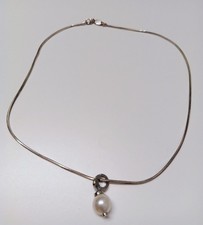 Kette Perlenkette Fossil