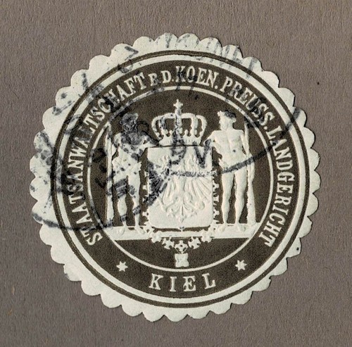 Siegelmarke preußen - siegelmarke,