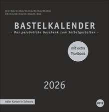 Premium-Bastelkalender schwarz