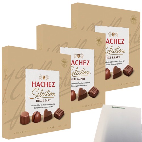 Hachez schokolade selection - schokolade,