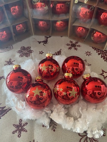 Weihnachtskugeln glas 24er - glas,