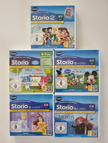 Vtech storio lernspiele set - storio, 2