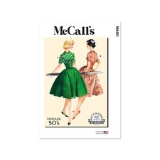 McCalls Schnittmuster M8401 - Vintage - Kleid - Taillenkleid - 50er Jahre