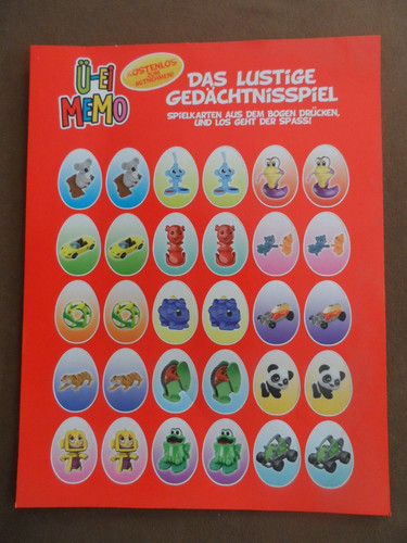Ferrero memo das lustige - Ü-ei,
