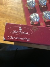 Serviettenringe versilbert von