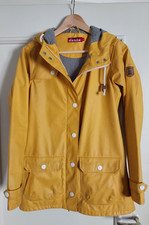 Der Herbst ist da..! DERBE Regenjacke Gr. XS/ S, klassisch, gelb - gut erhalten