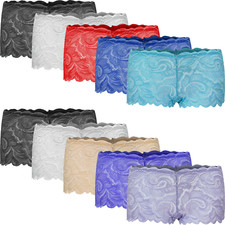 Damen Spitzen Slip Höschen Panty Short Dessous FINE WOMAN 8043 Größe M/L/XL/XXL