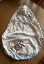 Baby Sterntaler  Einschlagdecke  Schaf Kuschelfleece creme-hellblau