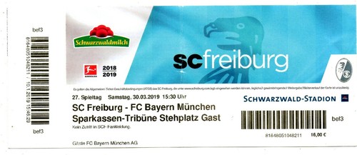Ticket freiburg bayern - ticket,
