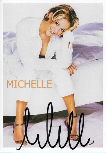 Original autogramn michelle - original,