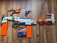 Gewehr Nerf Modulus Regulator + Pistole Strike Elite + Schiebe + ..