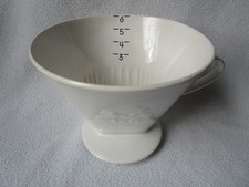 Melitta Schnell-Filter 1x6 Keramik Kaffeefilter creme 1 Loch Kaffee-Filter Top